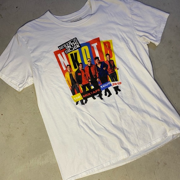 Other - New Kids on the Block White Graphic T-Shirt